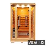 Vidalux 2-Person Hybrid Sauna with Infrared Heat
