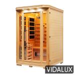 Vidalux 2-Person Hybrid Sauna with Infrared Heat