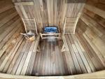 Square Red Cedar Indoor Sauna