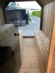 Custom Outdoor Scandinavian Sauna Cabin QUBE