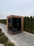 Custom Outdoor Sauna Made from Sustainable Materials