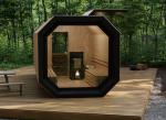 Custom Outdoor Scandinavian Sauna Cabin QUBE