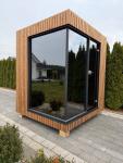 Custom Outdoor Sauna Made from Sustainable Materials