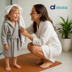 Acacia Wood Non-Slip Sauna Shower Bath Mat