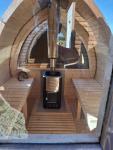 Elegant Wood-Burning Sauna - Enjoy It Today
