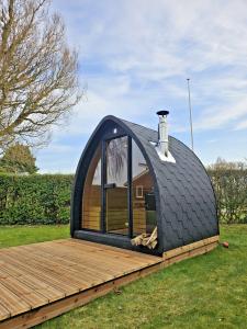 Wood-Fired Harvia Electric Heater Sauna Pod