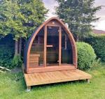 Wood-Fired Harvia Electric Heater Sauna Pod