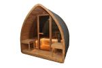 Wood-Fired Harvia Electric Heater Sauna Pod
