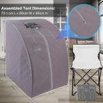 Portable Infrared Home Sauna Tent for One Person