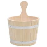 Wooden Pine Sauna Bucket and Ladle Set