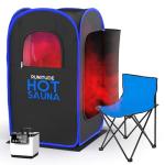 Runitude Portable Infrared Sauna Tent with Chair