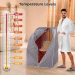 Portable Infrared Home Sauna Tent with Chair