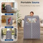 Portable Infrared Home Sauna Tent with Chair
