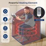 Portable Infrared Home Sauna Tent for One Person