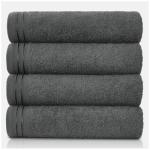 Extra Soft Egyptian Cotton Bath Towel Set - 4 Pack