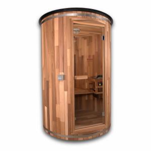 WIDO 2-Person Cedar Barrel Outdoor Sauna