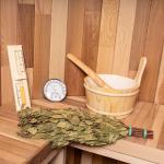 WIDO 2-Person Cedar Barrel Outdoor Sauna