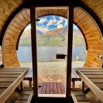 KeiCo Wellness 280 Deluxe Barrel Sauna for 6