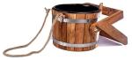 Wooden Sauna Bucket for Indoor and Outdoor Use