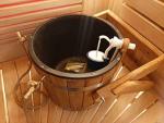 Wooden Sauna Bucket for Indoor and Outdoor Use