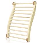 Natural Pine Sauna Backrest with Non-Slip Pads