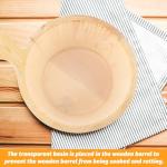 Wooden Sauna Bucket and Ladle Set - 4L Capacity