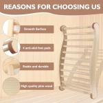 Wiiyita Wooden Sauna Backrest with S-Shape Design