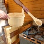 Wooden Sauna Bucket and Ladle Set - 4L Capacity