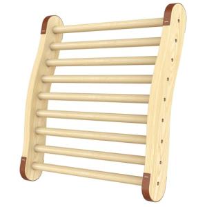 Ergonomic Wooden Sauna Backrest for Comfort