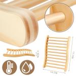 Mudder Sauna Backrest - 2 Pack Ergonomic Cedar