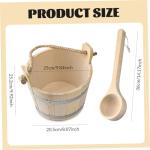 HoveeLuty Plastic Sauna Bucket and Ladle Set