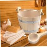 HoveeLuty Plastic Sauna Bucket and Ladle Set