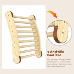 Ergonomic Wooden Sauna Backrest for Comfort