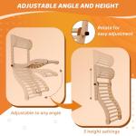 Adjustable 2-in-1 Sauna Backrest & Headrest