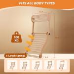 Adjustable 2-in-1 Sauna Backrest & Headrest