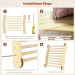 Ergonomic Wooden Sauna Backrest for Comfort
