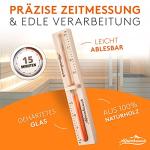 Alpenhauch 15-Minute Natural Wood Sauna Timer