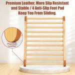 Comfortable Wooden Sauna Backrest with Slip-Resistant Design