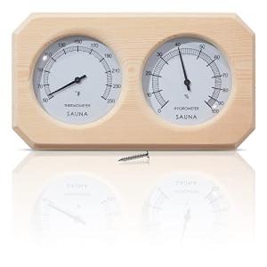 Amocane 2-in-1 Sauna Thermometer and Hygrometer