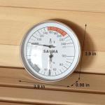 Amocane 2-in-1 Sauna Thermometer and Hygrometer