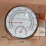 Amocane 2-in-1 Sauna Thermometer and Hygrometer