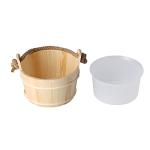 Restokki 6L Wooden Sauna Bucket for Spa Use