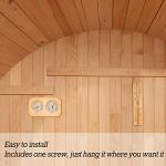 Amocane 2-in-1 Sauna Thermometer and Hygrometer