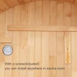 Amocane 2-in-1 Sauna Thermometer and Hygrometer