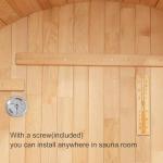 Amocane 2-in-1 Sauna Thermometer and Hygrometer