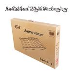 Comfortable S-Shape Cedar Sauna Backrest Accessory