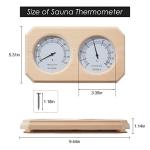 Amocane 2-in-1 Sauna Thermometer and Hygrometer