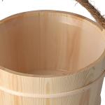 Restokki 6L Wooden Sauna Bucket for Spa Use