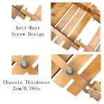 Foldable Sauna Backrest with Non-Slip Pads