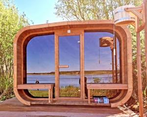 Wood-Fired Electric Outdoor Sauna – Handmade Quality